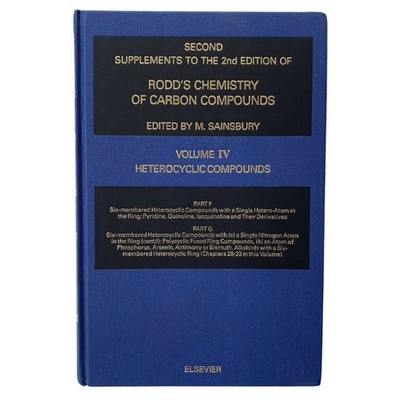 Heterocyclic Compounds Ssrcc IV Part F & G- Rodd's Chemistry of Carbon Compounds