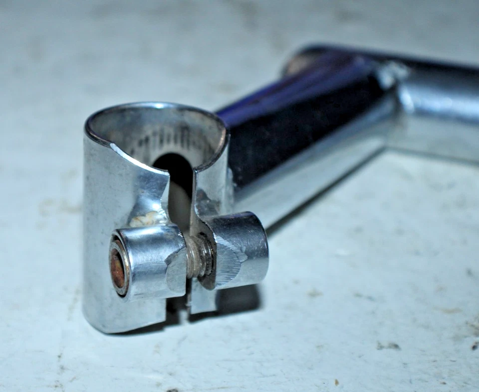 De colección Kalloy 1" Bicicleta Pluma Vástago 105mm 25.4mm 9º Elevación MTB Chromoly Envío EE. UU. Foto 4 de 4