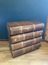 Maitland-Smith Stacked Books 4-Drawer Chest