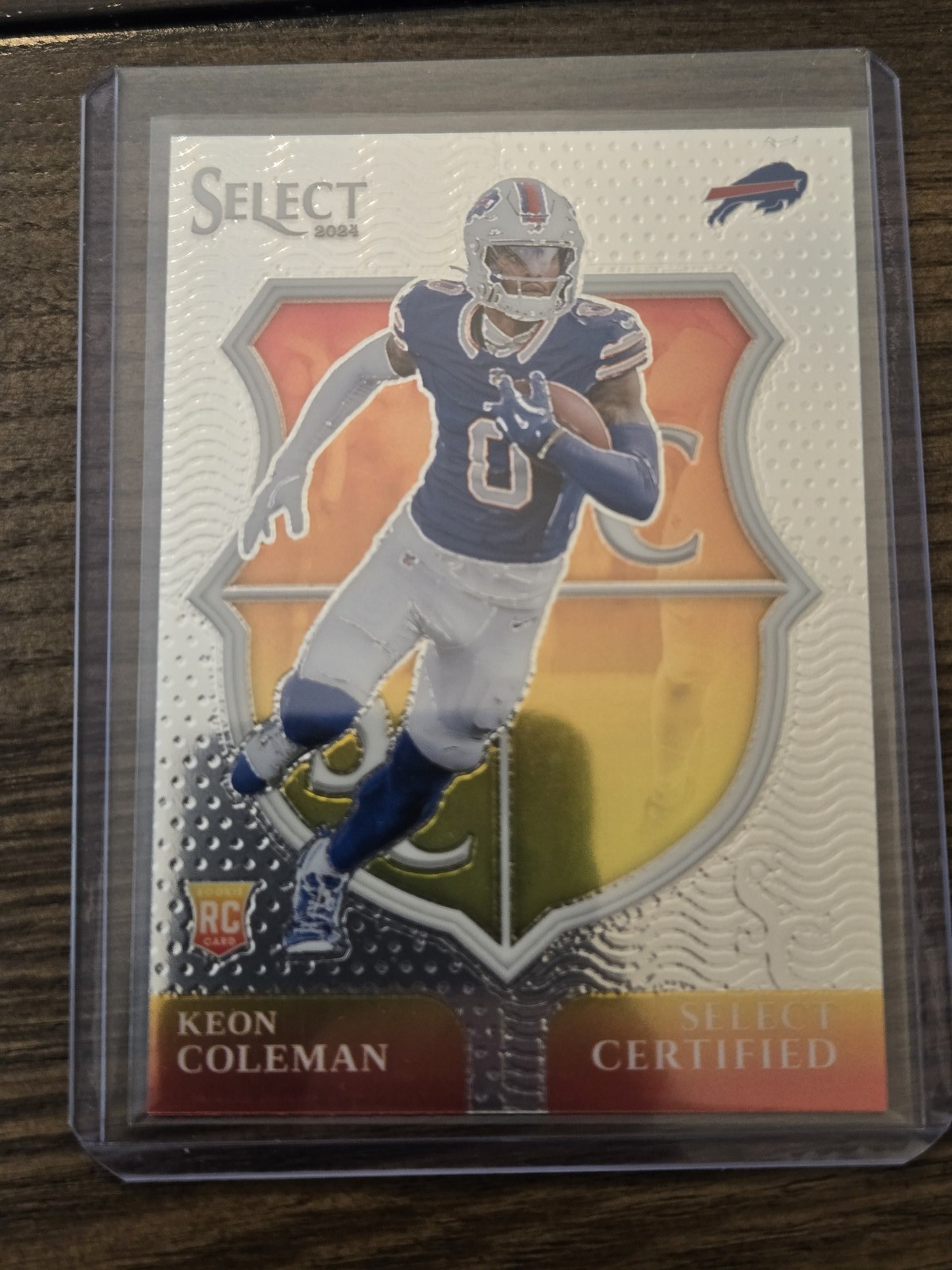 2024 Panini Select - Select Certified Rookies Keon Coleman #13 Silver Prizm (RC)