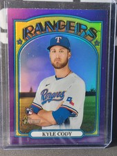 Kyle Cody 2021 Topps Heritage Purple Refractor Rookie #576