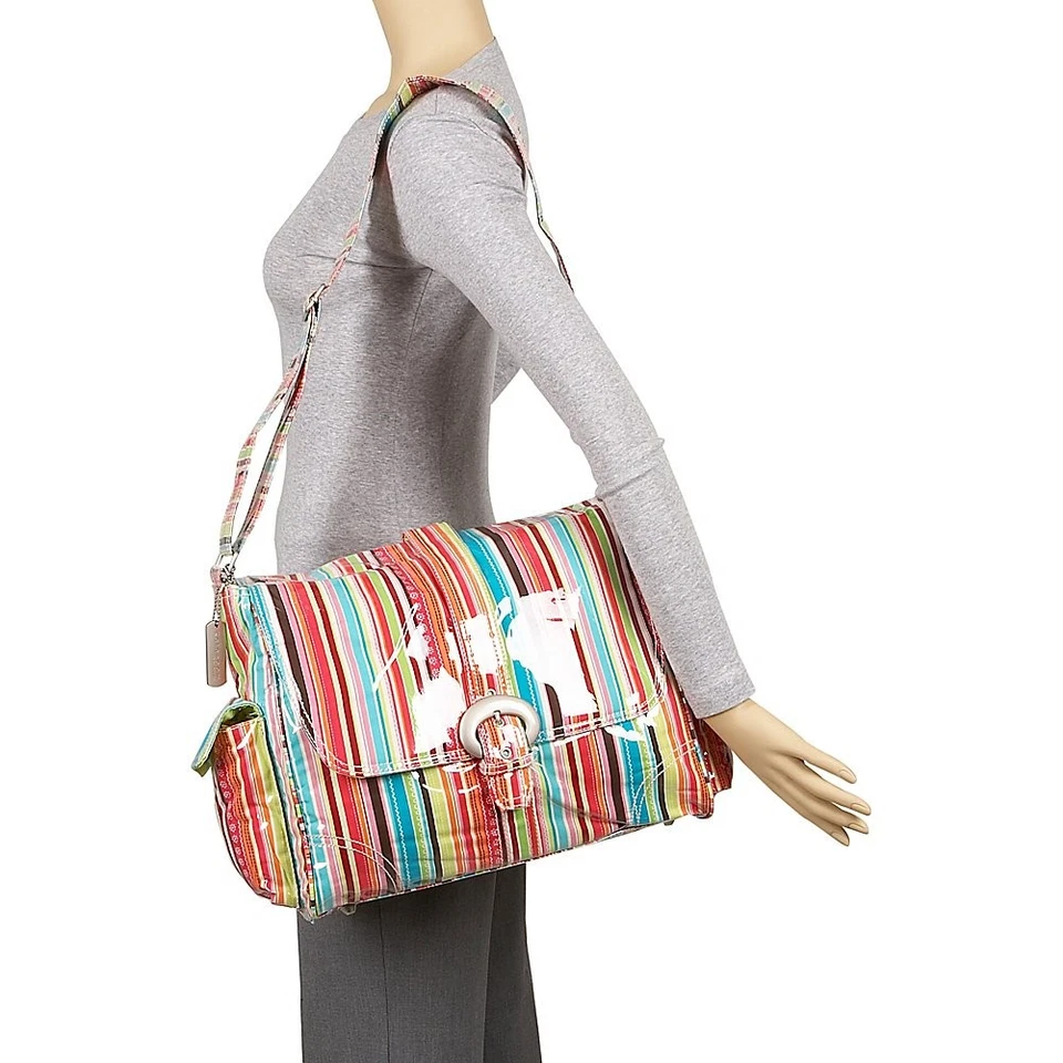 Bolso con hebilla laminado, O'Floral Foto 2 de 4