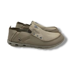 Columbia PFG Bahama Vent Shoe Mens 10.5 Performance Fishing Gear Canvas Leather