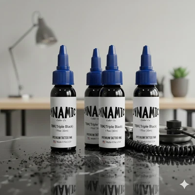STARX UK Dynamic Triple Black Tattoo Ink 30ml Bottle Professional Long Lasting Pigment