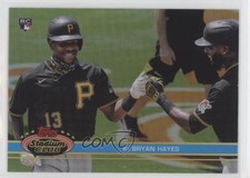 2021 Topps Stadium Club Chrome 1991 Design Variation SP Ke'Bryan Hayes #212 qp4