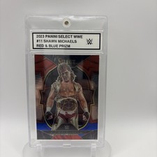 2023 Panini Select WWE #11 Shawn Michaels Red Blue Prizm Slabbed / Encased Card