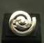Stylish Sterling Silver Ring Hallmarked Solid 925 Spiral Nickel Free