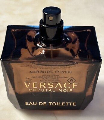 Versace Crystal Noir Women's Eau de Toilette Spray Tester 3.0 FL OZ / NEW w/BOX