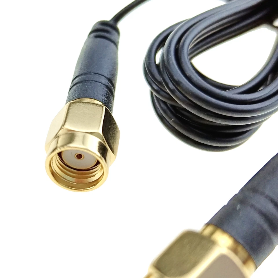 6dBi WiFi Bluetooth Antenna Swivel Aerial RP-SMA Extension Cable Magnetic Stand - Image 4 of 4