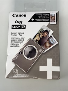 canon ivy cliq2 instant film camera black