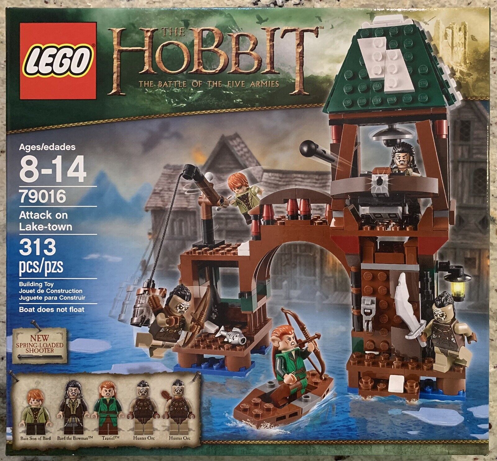 belastning samling Marquee LEGO 79016 The Hobbit TBOTFA Attack On Lake-Town, New In Factory Sealed Box  673419212458 | eBay