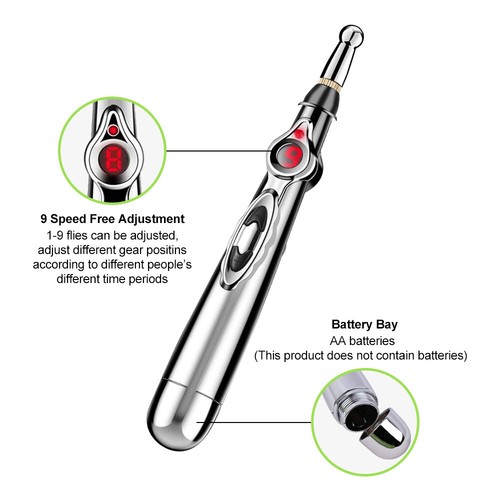 Therapy Electronic Acupuncture Pen Meridian Energy Heal Massage Pain Relief USA - Picture 9 of 12