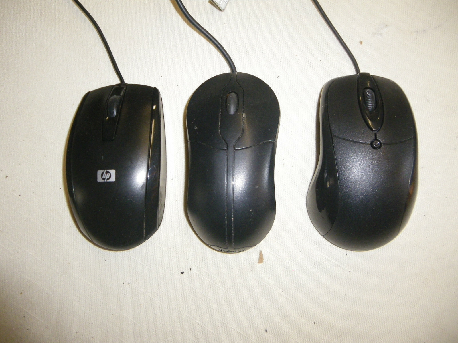 3 Desktop Computer Keyboards and 3 Mouses