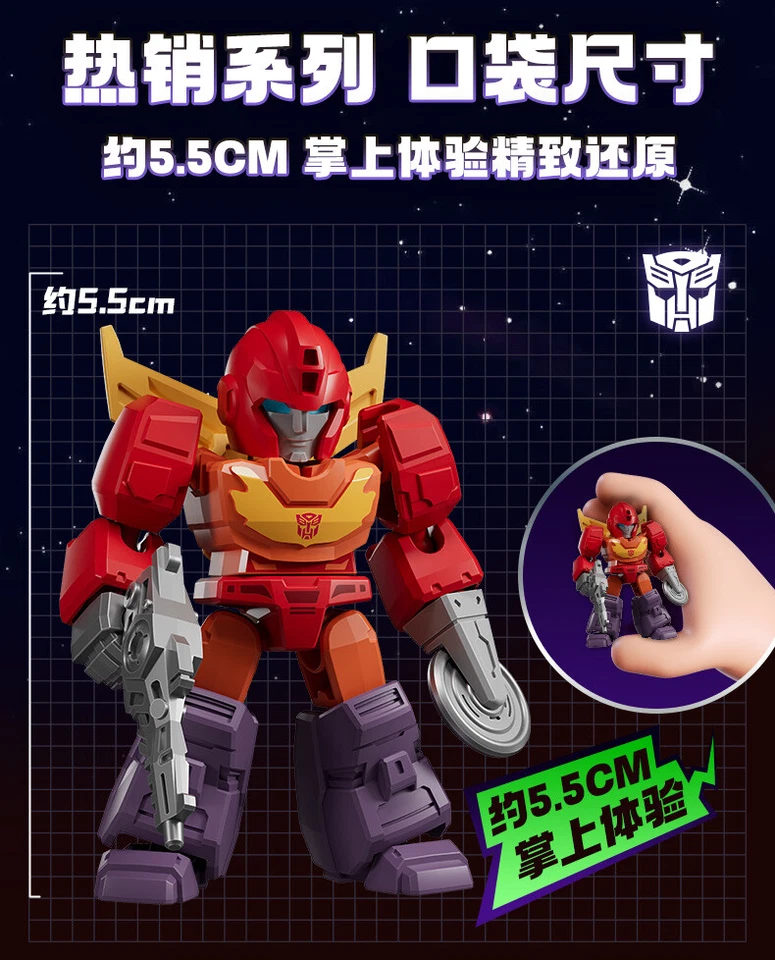 Transformers Blokees G1 Defender Version 03 Blind Box Action Figure Model Kit - Image 3 of 4