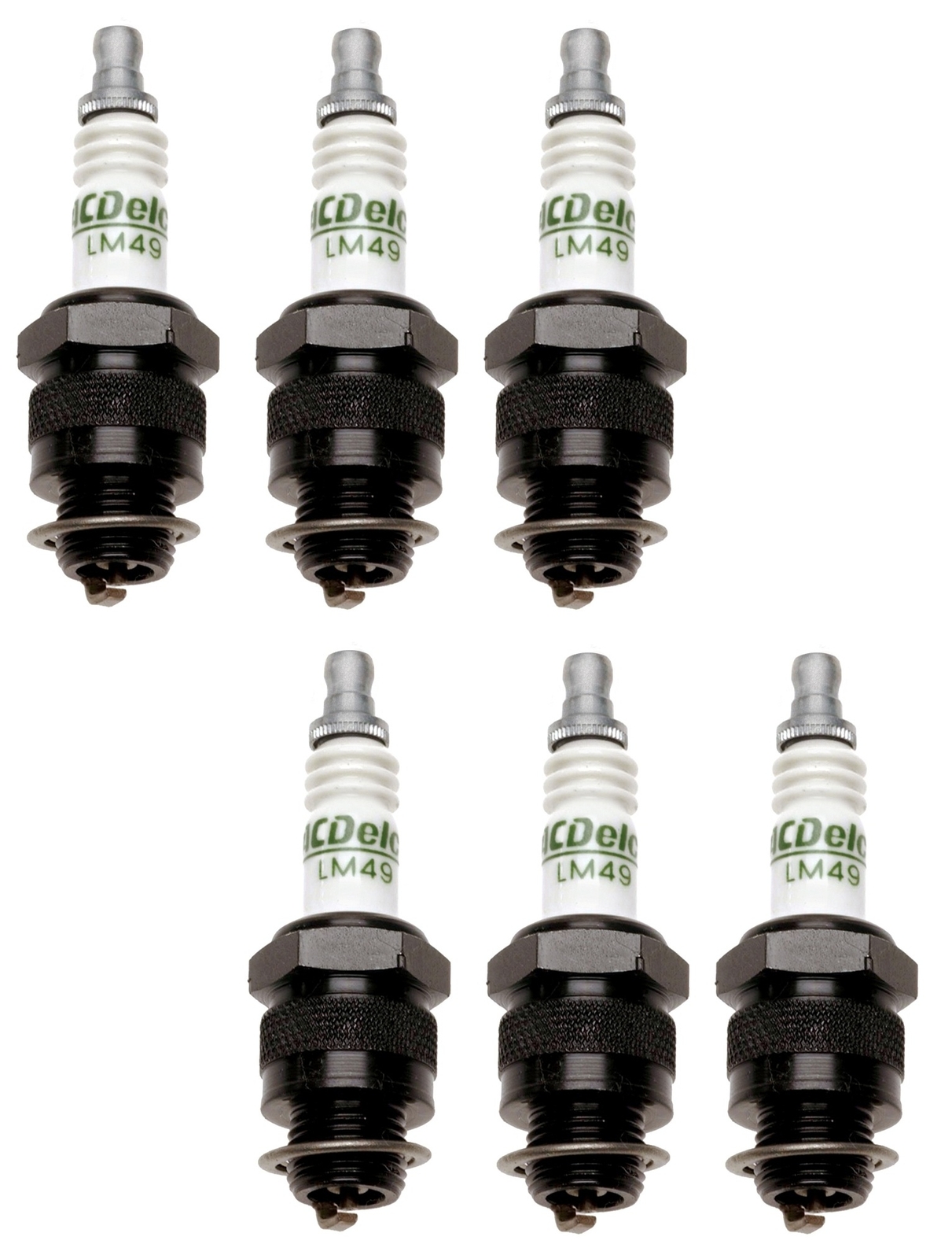 Set Of 6 Spark Plugs AcDelco For GMC T145 T14B Oldsmobile F-38 G-39 Series 66 L6