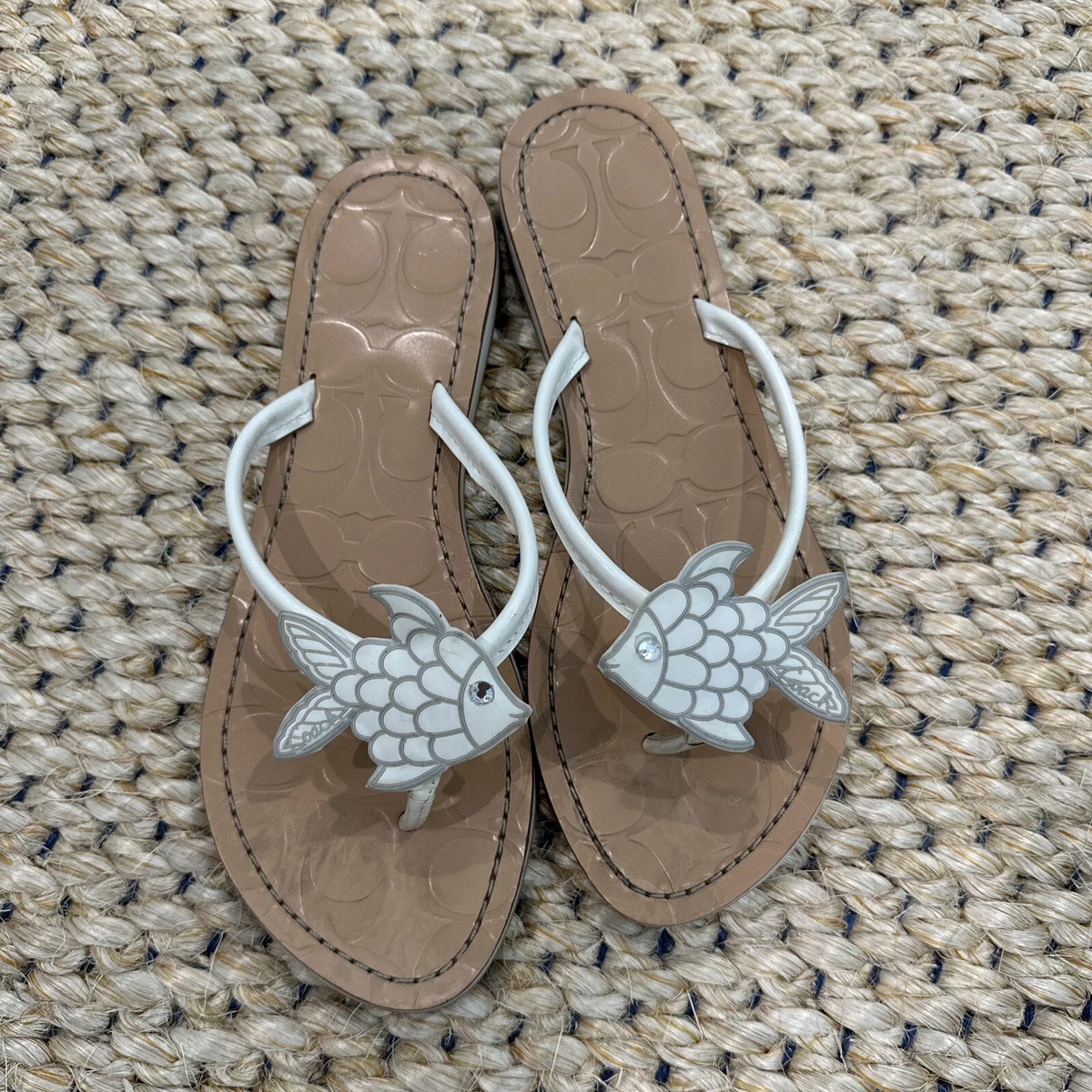 coach crab sandals