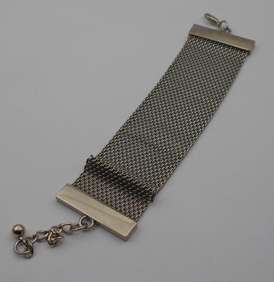 VINTAGE BRACELET GUERLAIN EN MAILLE EN METAL - Photo 4/4
