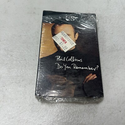 Phil Collins Do You Remember? Cassette Single Tape Pop, W, Original Shrink!