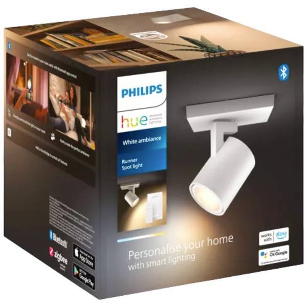 Philips Lighting 871951433820300  Hue Faretto a soffitto LED  Hue White Amb. Run