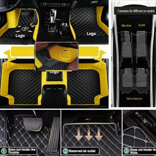 For Honda Ridgeline 2006-2023 All Models Car Floor Mats Carpet Waterproof Custom - Imagen 37 de 38