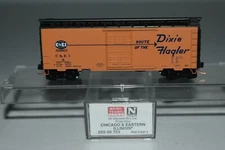 N Scale MTL 02000703 Chicago & Eastern Illinois 40' Single Door Boxcar 3 C18924