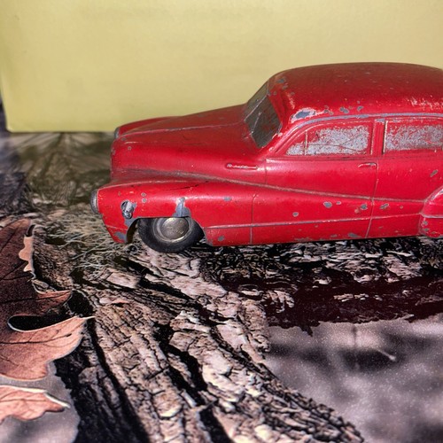 BUICK 405 WINDUP CLOCK TOY CAR, GERMANY BRITISH ZONE Red - Picture 5 of 7
