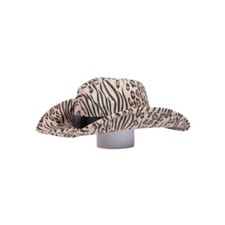 Animal Print Cowboy Hat Leopard Zebra Banded Western Hat One Size