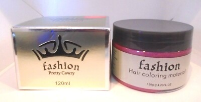 Pretty Cowry Fashion Temporary Hair Coloring Mud 4.23 ozMetallic Pink