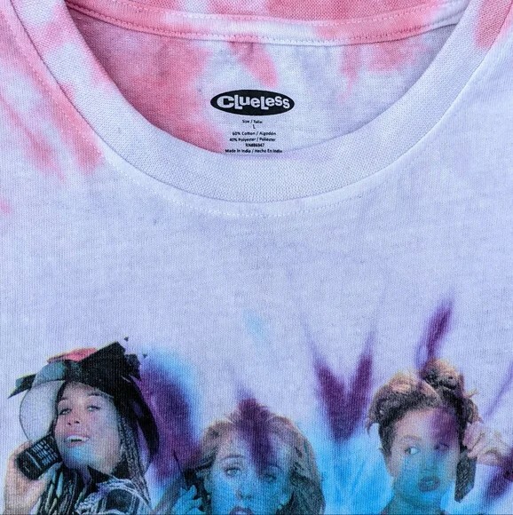 clueless tie dye shirt