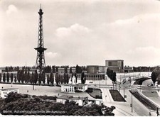 Berlin AK Funkturm Ausstellungsgelände Ansic...