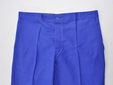 Vintage French Work Trousers, Blue Pants, Euro Workwear