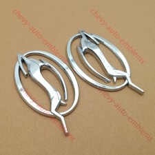 2pcs Silver Impala Flying Left Right Side Pillar Emblem Nameplate 10253595