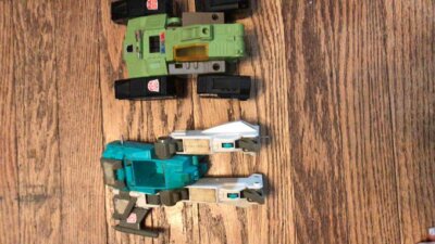 g1 transformers lot Brainstorm Hardhead Broken missing arm for repair
