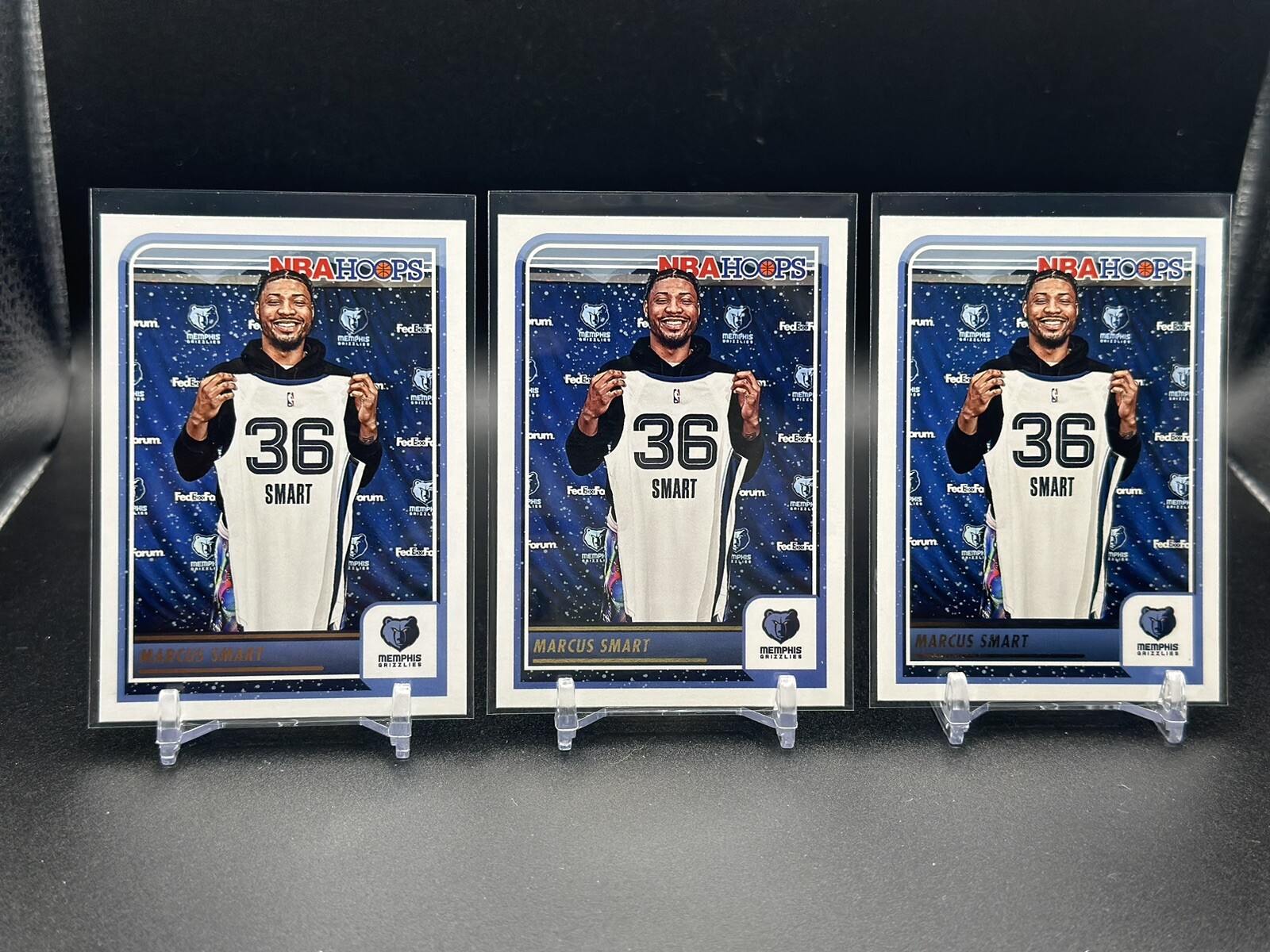 2023-24 Panini NBA Hoops MARCUS SMART #111 WINTER  Memphis Grizzlies Lot Of 3