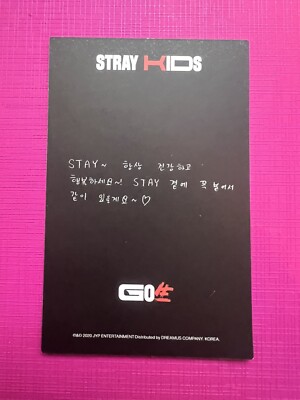 STRAY KIDS Official GO LIVE/GO生 Album Official Photocard - HAN