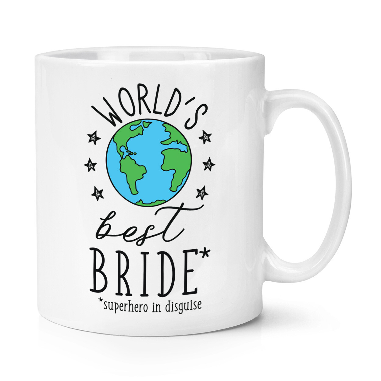 World's Best Bride 10oz Mug Cup Funny Joke Favourite Wedding Favour