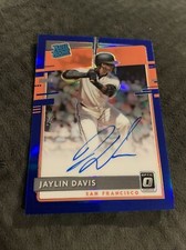 2020 Donruss Optic-Jaylin Davis Rated Rookie-Blue Auto # 59/75 Sp