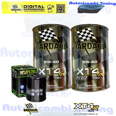 Set Service Bardahl Öl XT4R 5W40 Für Victory Magnum X-1 � 2016>2017