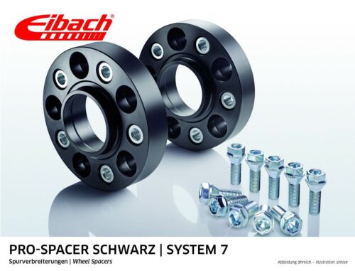 Eibach ABE Spurverbreiterung schwarz 50mm System 7 Audi A4 Lim (8EC,B7, 04-08) - Afbeelding 1 van 1