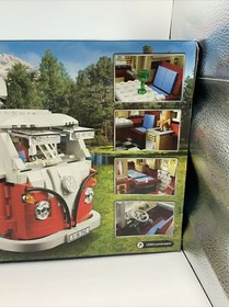 New Sealed LEGO Creator Expert 10220 Volkswagen T1 Camper Van Retire Damaged Box