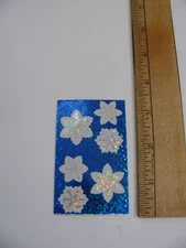 Mrs. Grossman's SNOWFLAKES 2 Mods Each Mod 2" X 1.5" NOS