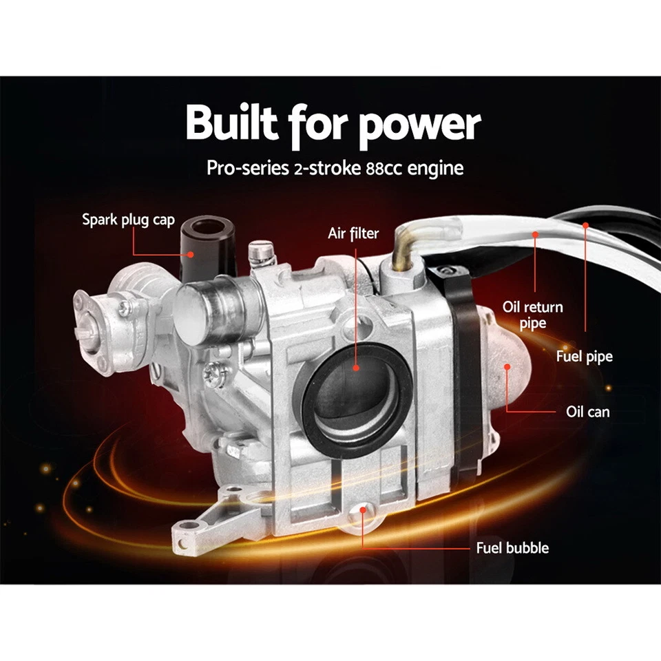 Giantz 88CC Tiller Rototiller Cultivator 4 Blades Garden Soil Power Rotary - image 3 of 4