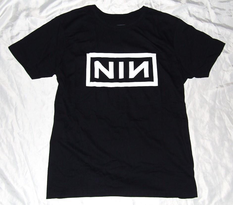 Nine Inch Nails Logo Soft T-Shirt Men's Extra Large XL Rock Nine Inch Nails Logo Soft T-Shirt Men's Extra Large XL Rock