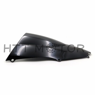 Ninja ZX9R Smoke Double Bubble Windscreen Windshield for 00-2005 Kawasaki Black