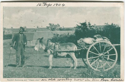 THORNHILL COMMONRY & KIPPEN JOCK, ESEL - Stirlingshire Sozialgeschichte Postkarte