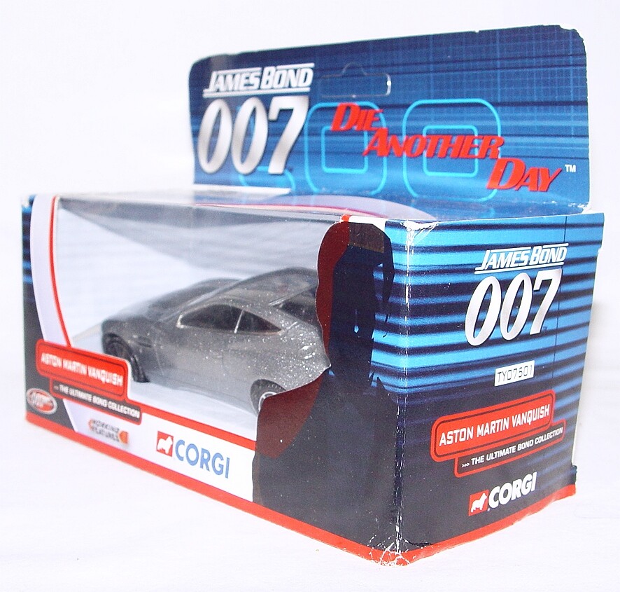 Corgi Toys 1:36 JAMES BOND 007 ASTON MARTIN VANQUISH Die Another