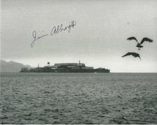 JIM ALBRIGHT - LAST ALCATRAZ PRISON GUARD OUT 1963 - SIGNED 8x10 PHOTO C w/COA 