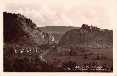 Carte Postale Ancienne Pontarlier (25) – Vue Générale – Années 1910