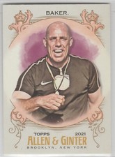 2021 Topps Allen & Ginter #232 Simon Baker RC Soccer Coach