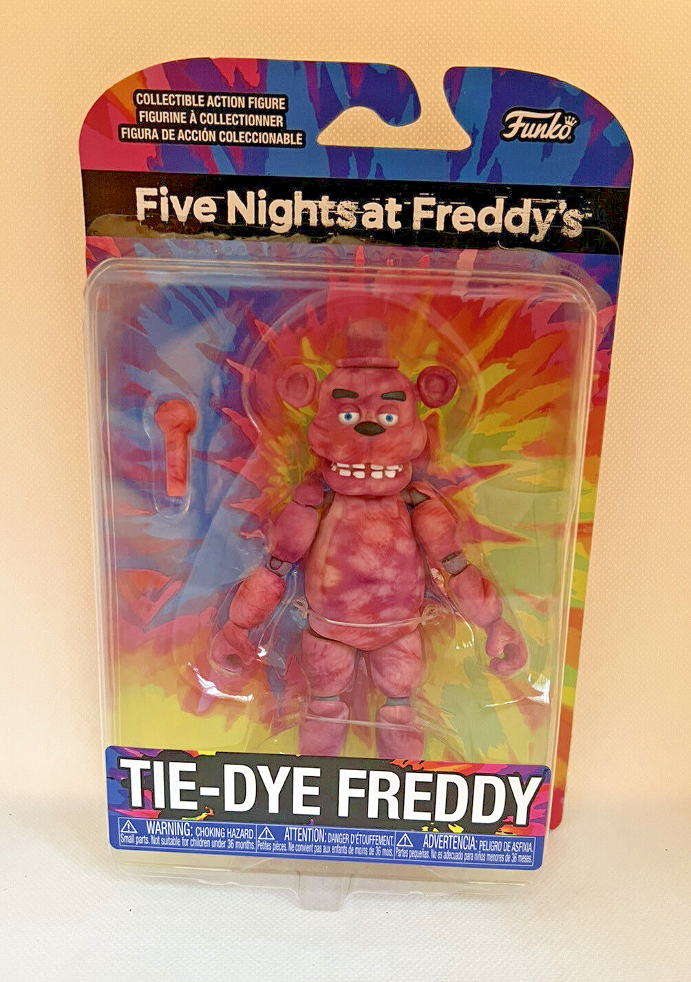 Five Nights at Freddys FNAF Tie Dye DIe Freddy Collectable Figure Funko NEW UK